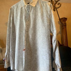 Elie Tahari Men's Long Sleeve Shirt- Size XL